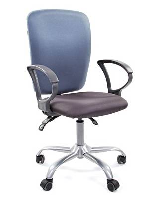 Кресло chairman 9801 (сине-серое ST)