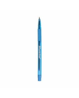 Ручка шариковая 016032-02 на масляной основе, DART, 0,5мм, с грипом, синие чернила, картонный короб