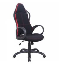 Кресло офисное  PREMIUM "Force EX-516", ткань, черное/вставки красные, 531571