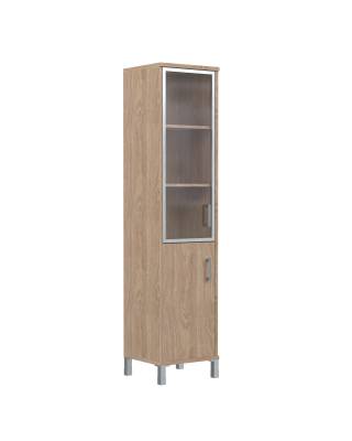 Шкаф-колонка комбинированная B 431.4(L) Дуб Девон 475х450х2054 