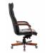 Кресло руководителя Бюрократ T-9927WALNUT/BLACK черный кожа крестовина дерево. Фото товара с разных ракурсов.