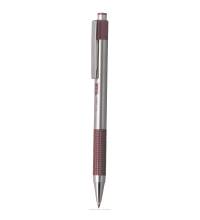 Ручка шариковая Zebra F-301 (EF301WR) красный d=0.7мм синие автоматическая сменный стержень резин. манжета