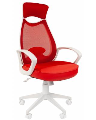 Кресло Chairman 840 (красная ткань TW)