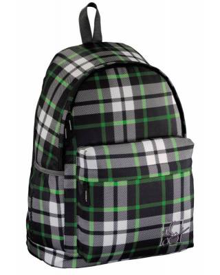 Рюкзак All Out Luton Forest Check серый/зеленый/черный клетка