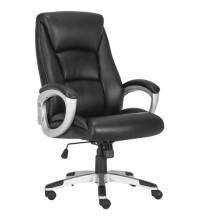Кресло офисное  PREMIUM "Grand EX-501", рециклированная кожа, черное
