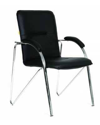 Офисное кресло Chairman 850 экокожа Terra 118 черная (собр.)