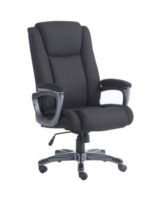 Кресло офисное  PREMIUM "Solid HD-005", НАГРУЗКА до 180 кг, ткань, черное, 531822