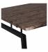 Стол на металлокаркасе BRABIX LOFT CD-001, 800х440х740 мм, складной, цвет морёный дуб, 641209. Фото товара с разных ракурсов.