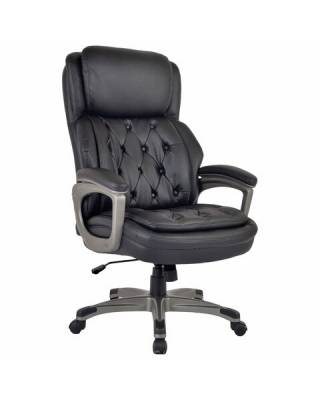 Кресло  PREMIUM Regal EX-557, НАГРУЗКА до 150кг., пружинный блок, экокожа, черный, 532945 главное фото
