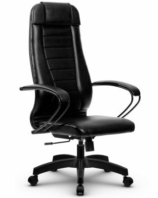 Эргономичное кресло руководителя Метта комплект 30 черное