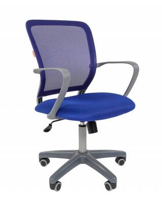 Офисное кресло Chairman 698 Россия сер.пластик TW синий