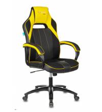 Кресло игровое геймерское Бюрократ VIKING 2 AERO YELLOW черный/желтый искусст.кожа/ткань