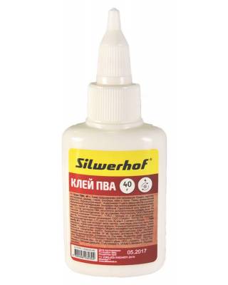 Клей ПВА Silwerhof 433033-40 40гр морозоустойчивый