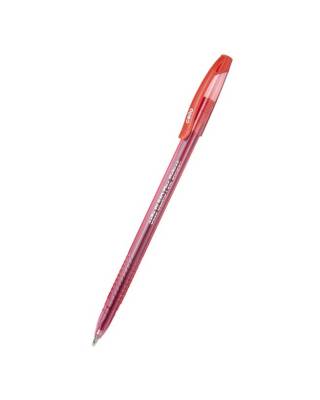 Ручка шариковая Cello SLIMO 1мм стреловидный пиш. наконечник красный коробка