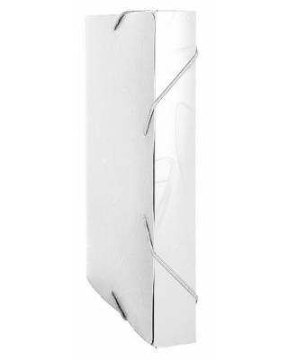 Папка-короб на резинке Бюрократ Galaxy -GA520WT пластик 0.7мм корешок 40мм A4 белый