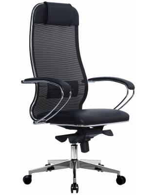 Эргономичное кресло руководителя Samurai Comfort - 1.01 черное