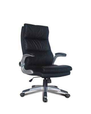 Кресло офисное  "Fregat EX-510", рециклированная кожа, черное, 530863