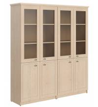 Шкаф высокий 2-х секционный комбинированный RHC 180.2 Бук Тиара 1808х466х2023
