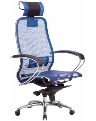 Кресло руководителя Samurai S-2.04 синее