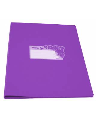 Папка метал.зажим Бюрократ Tropic -TR07CVIO A4 пластик 0.7мм фиолетовый