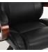 Кресло офисное  PREMIUM "Magnum EX-701", дерево, рециклированная кожа, черное. Фото товара с разных ракурсов.