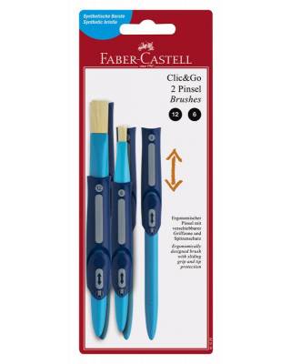 Кисточка Faber-Castell Clic&Co 181529 блистер (2шт)