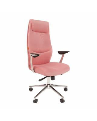 Кресло руководителя Chairman Vista (текстиль) розовое