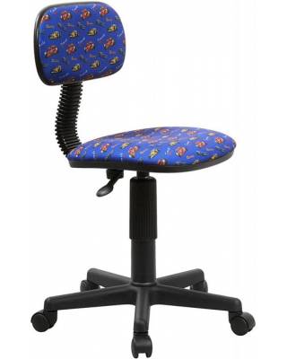 Кресло бюрократ СН-201NX ("Формула-1 на синем фоне)