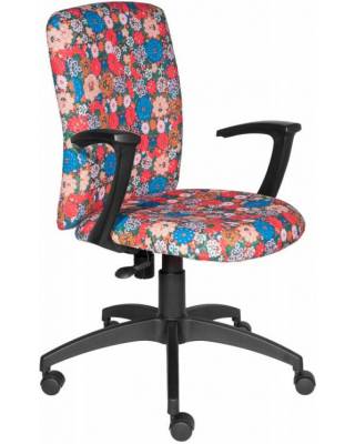 Кресло бюрократ CH-G470AXSN (Цветы)