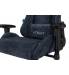 Кресло игровое геймерское Бюрократ VIKING KNIGHT LT27 FABRIC синий крестовина металл. Фото товара с разных ракурсов.
