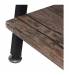 Стол на металлокаркасе BRABIX LOFT CD-004, 1200х535х1110 мм, 3 полки, цвет морёный дуб, 641218. Фото товара с разных ракурсов.