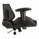 Кресло игровое Бюрократ VIKING 4 AERO BLACK EDITION черный искусст.кожа/ткань. Фото товара с разных ракурсов.