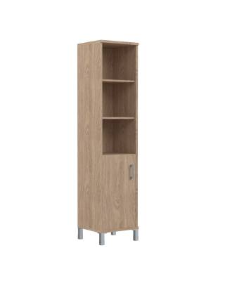 Шкаф-колонка высокая с глухой малой дверью B 431.2(R) Дуб Девон 475х450х2054 