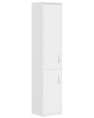 Шкаф колонка с глухой средней и малой дверьми СУ-1.3(R) Белый 406*365*1975