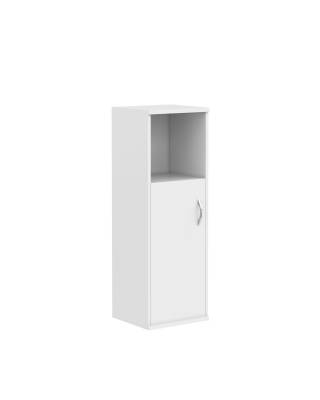 Шкаф колонка с глухой малой дверью СУ-2.1(L) Белый 406*365*1200 