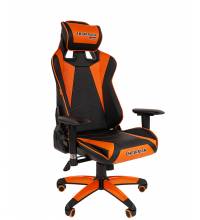 Игровое оранжевое кресло Chairman game 44
