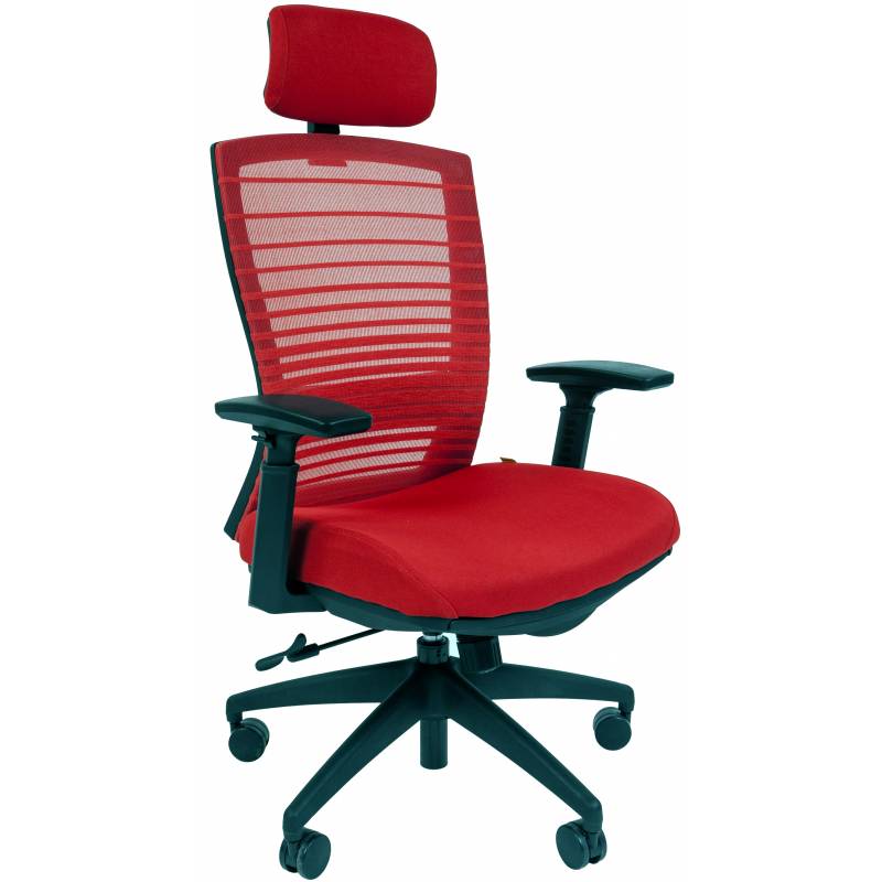 Кресло Chairman 285  (красная ткань) главное фото