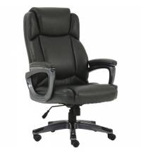 Кресло офисное  PREMIUM "Favorite EX-577", пружинный блок, рециклированная кожа, серое