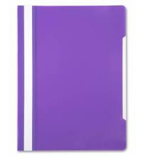 Папка-скоросшиватель Бюрократ -PS20VIO A4 прозрач.верх.лист пластик фиолетовый