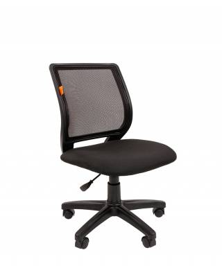 Кресло chairman 699 без подлокотников (Черный текстиль + сетка)