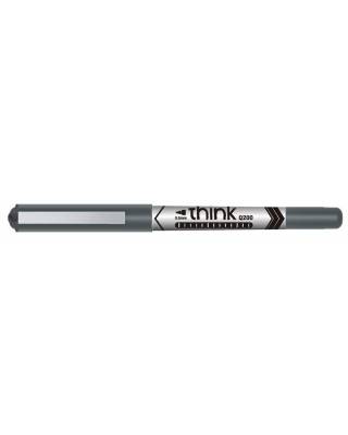 Ручка-роллер Deli Think (EQ20020) 0.5мм стреловидный пиш. наконечник черные чернила