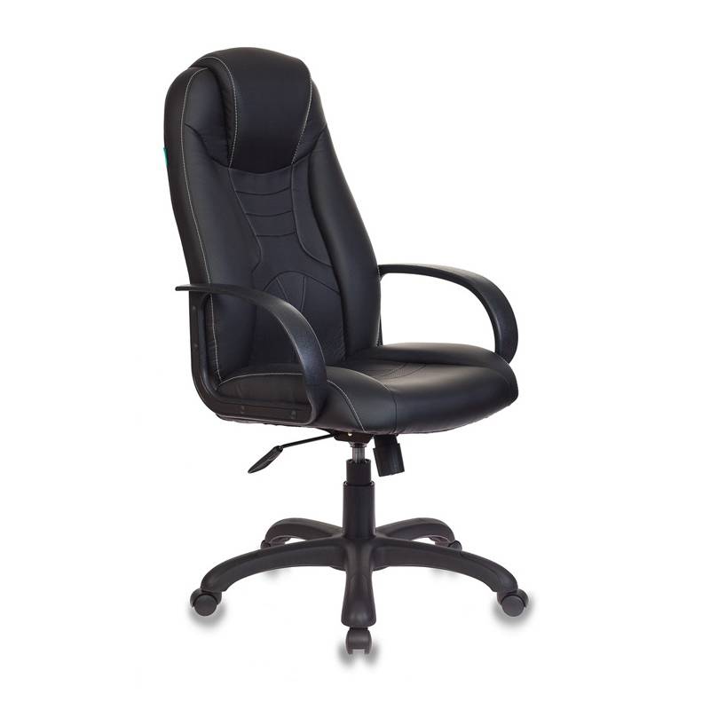 Кресло игровое геймерское Бюрократ VIKING-8/BLACK черный искусственная кожа главное фото