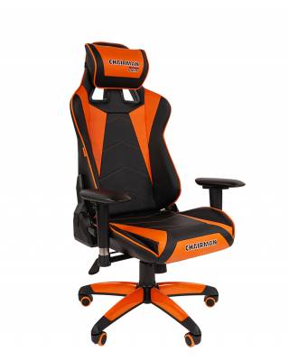 Игровое оранжевое кресло Chairman game 44