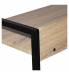 Стол на металлокаркасе BRABIX LOFT CD-003, 640х420х840 мм, цвет дуб натуральный, 641217. Фото товара с разных ракурсов.