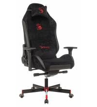 Кресло игровое A4Tech Bloody GC-450 черный текстиль/эко.кожа с подголов. крестов. металл черный