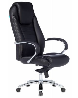 Кресло бюрократ T-9923 SL_BLACK   (Натуральная кожа)
