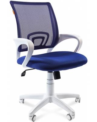Кресло chairman 696W (синее)