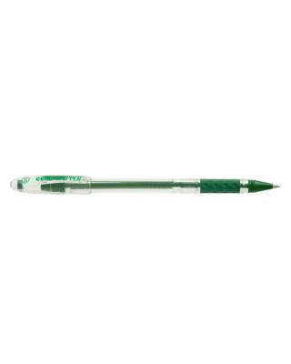 Ручка шариковая Cello GRIPPER 0.5мм зеленый индив. пакет с европодвесом