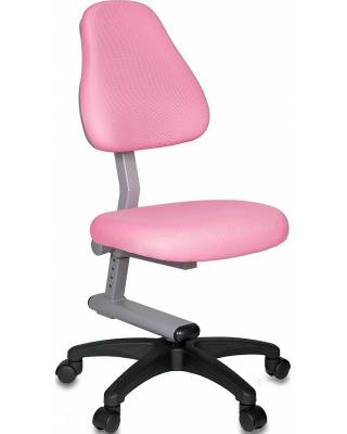 Детское кресло бюрократ KD-8 (Розовое, ткань TW)