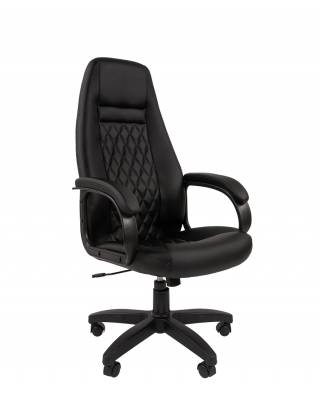 Кресло Chairman 950 LT (черная экокожа)